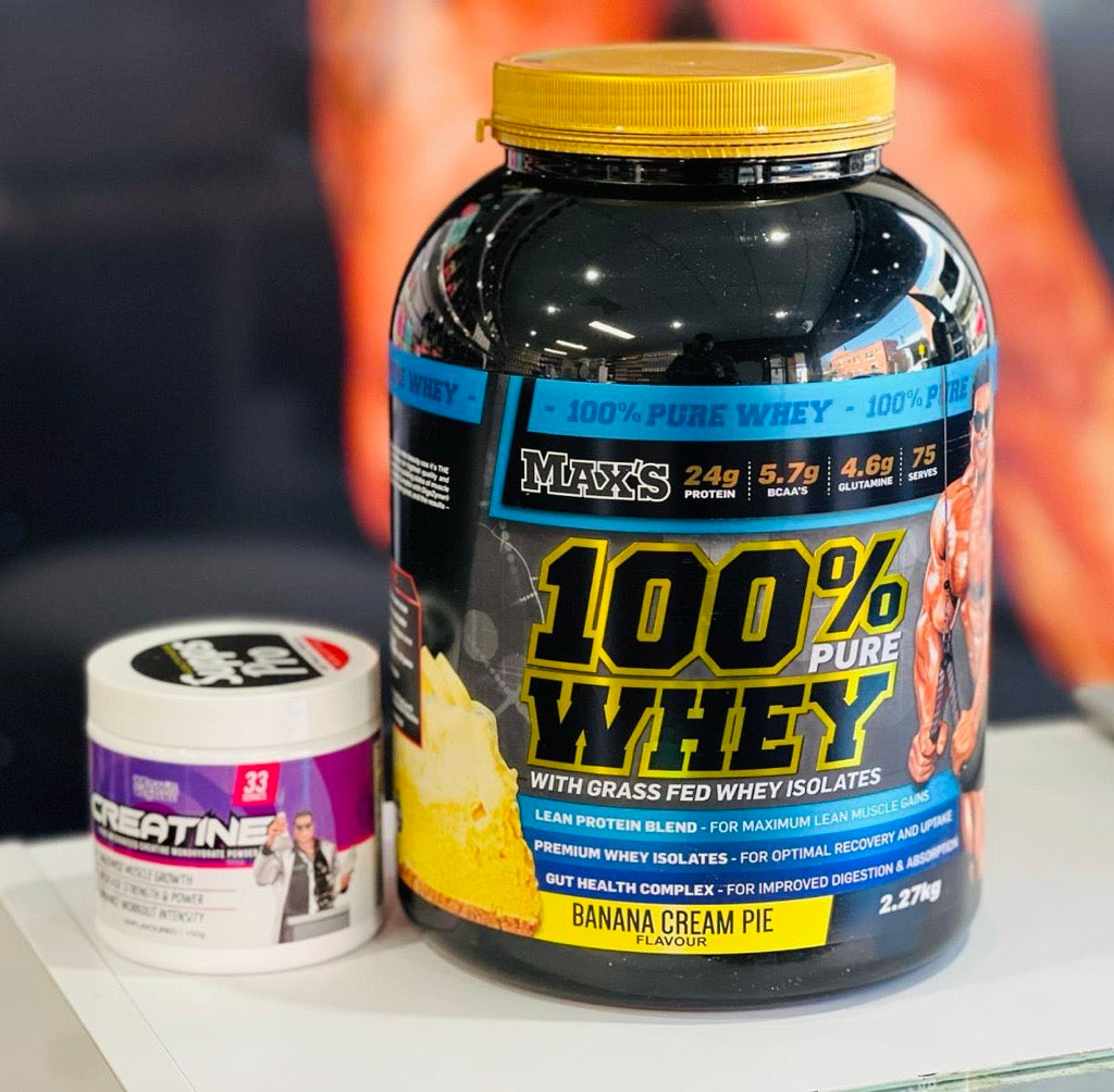 Whey Protein Power Deal - Free Creatine + Free Shipping