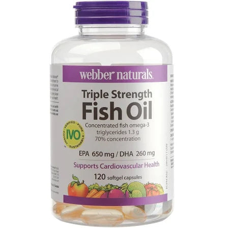 Webber naturals triple strength fish oil