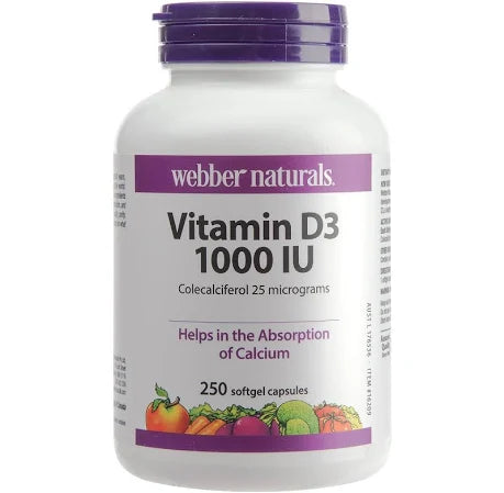 Webber naturals vitamin D3